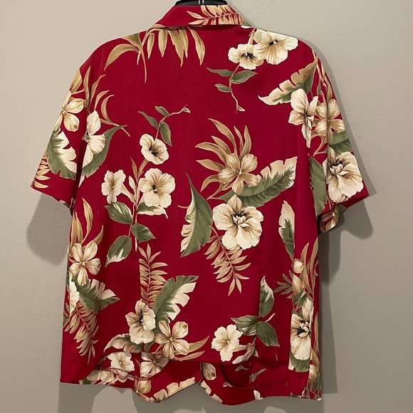 Alfred Dunner Womens Floral Print Button Down Short Sleeve Blouse sz 16  NwoTags - Picture 2 of 3